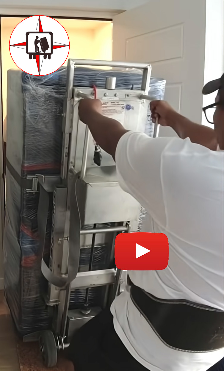 PROS TAKE A 515 LB GUN SAFE UPSTAIRS OVER FRAGILE WOODEN STAIRS